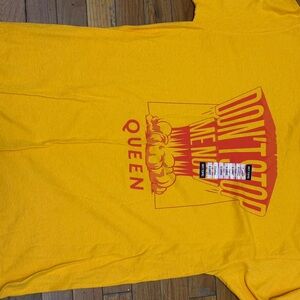 Hot Topic Yellow 'Don't Stop Me Now' Queen Tee